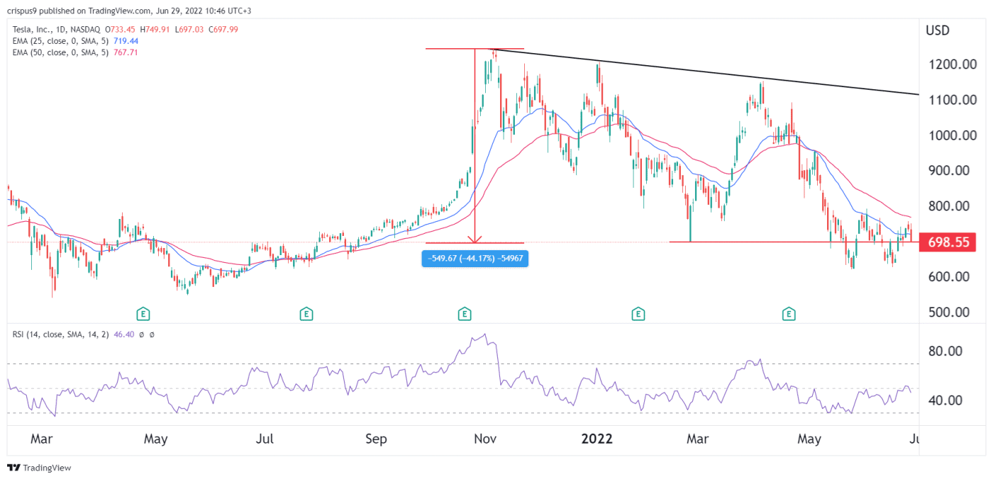 Tesla Stock Price Prediction 2022, 2025, 2030. A Good Investment?