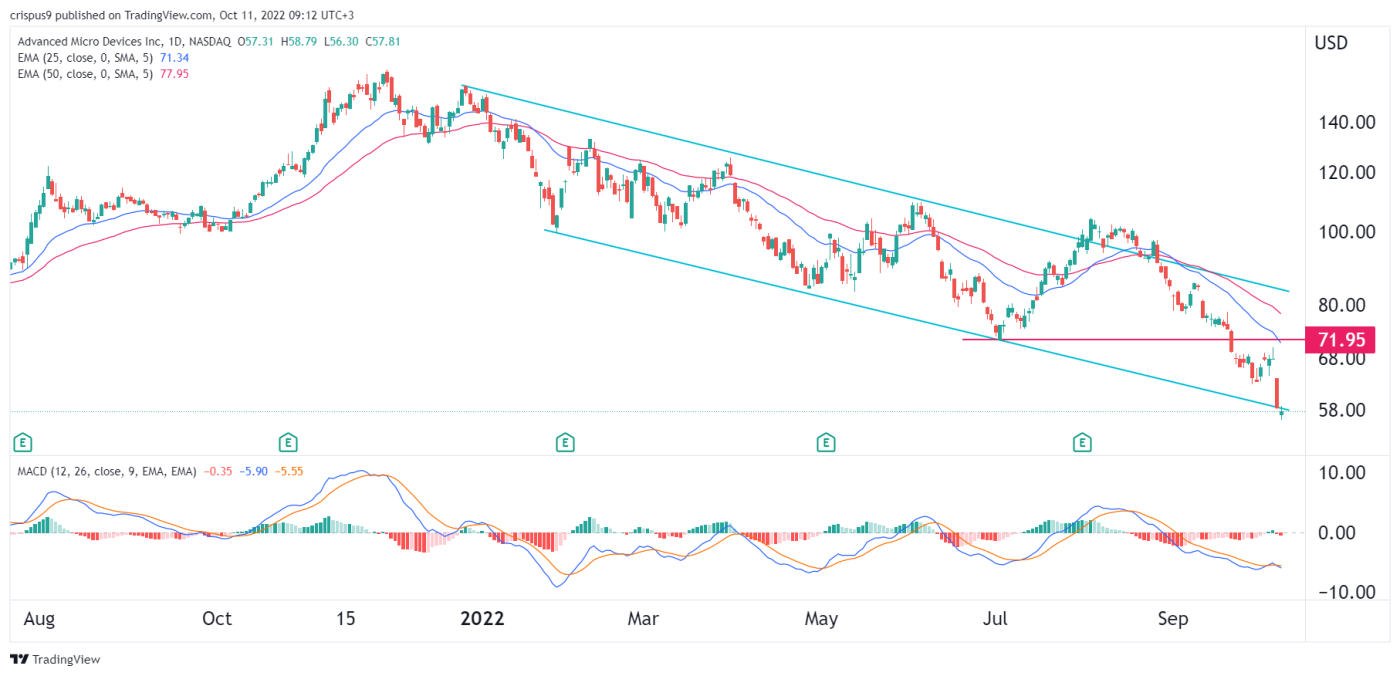 AMD Share Price Has Plunged by 60 YTD. What Now?